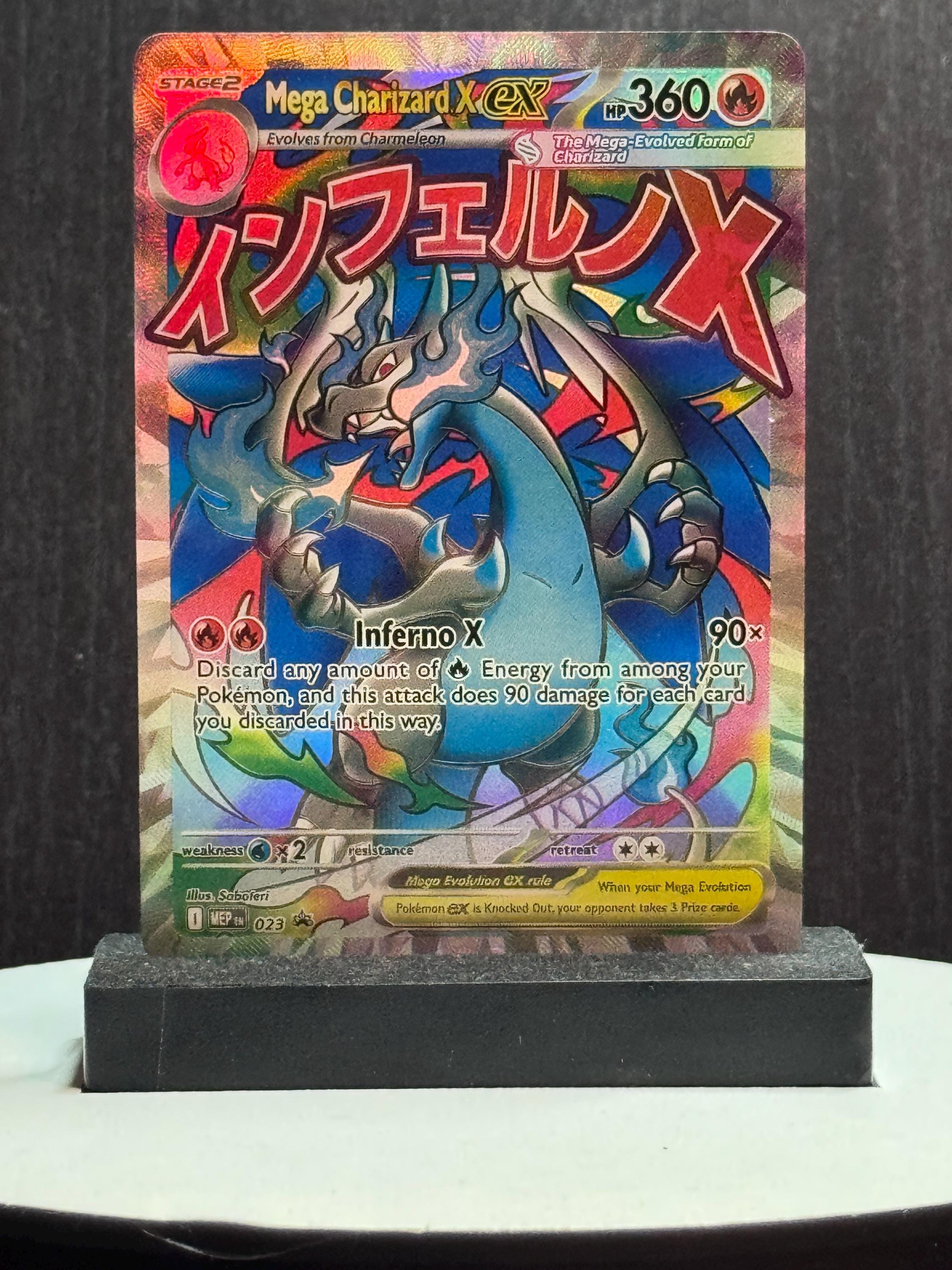 Textured · Mega Charizard X Ex · Mega Evolution Promos (MEP) #023