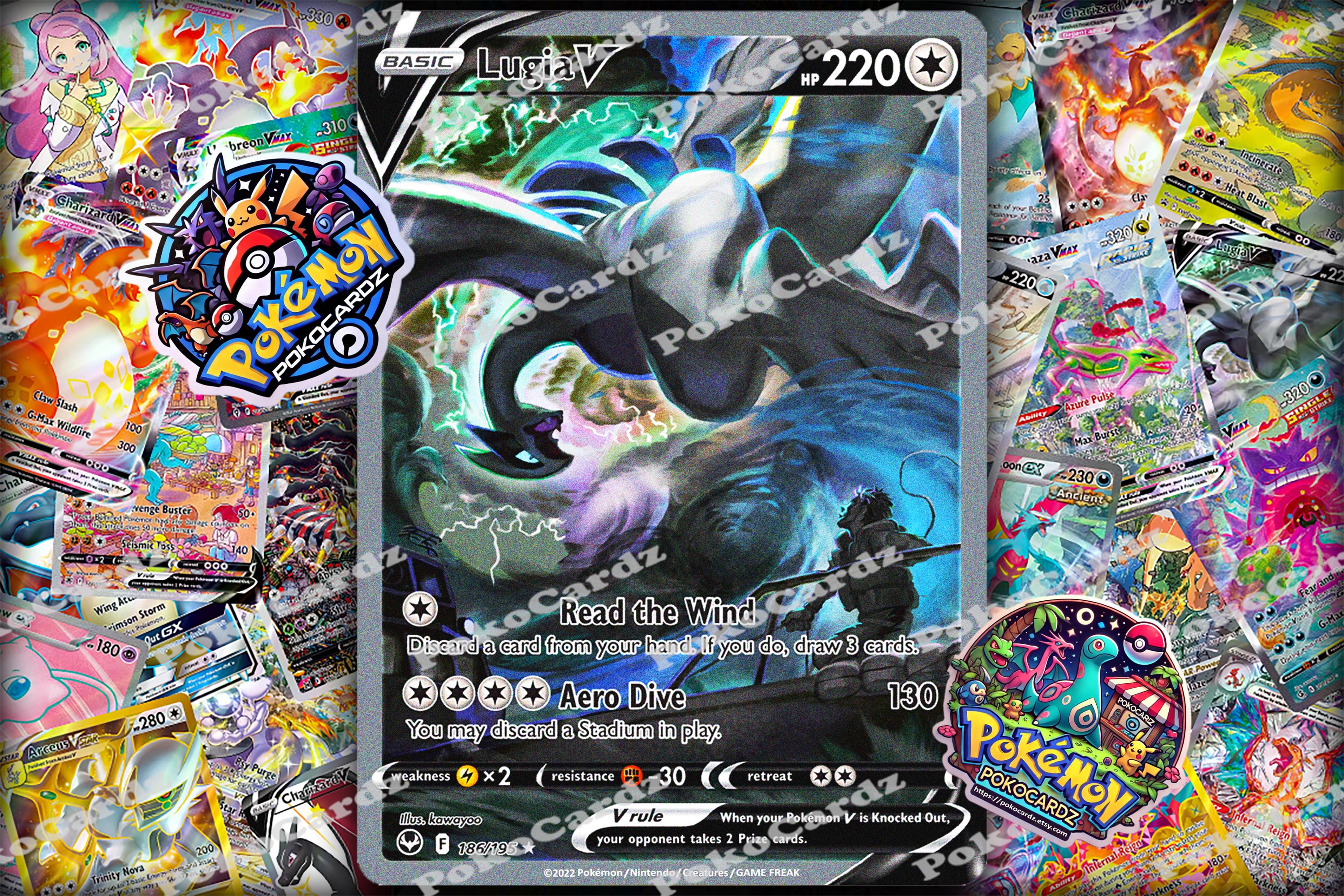 Lugia V · Silver Tempest #186 Proxy Card - Etsy
