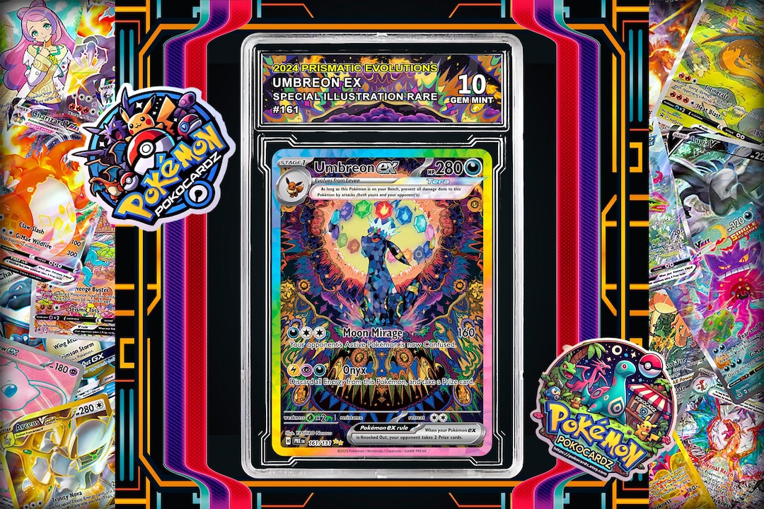 Umbreon Ex · Prismatic Evolutions (PRE) #161 Proxy Card +