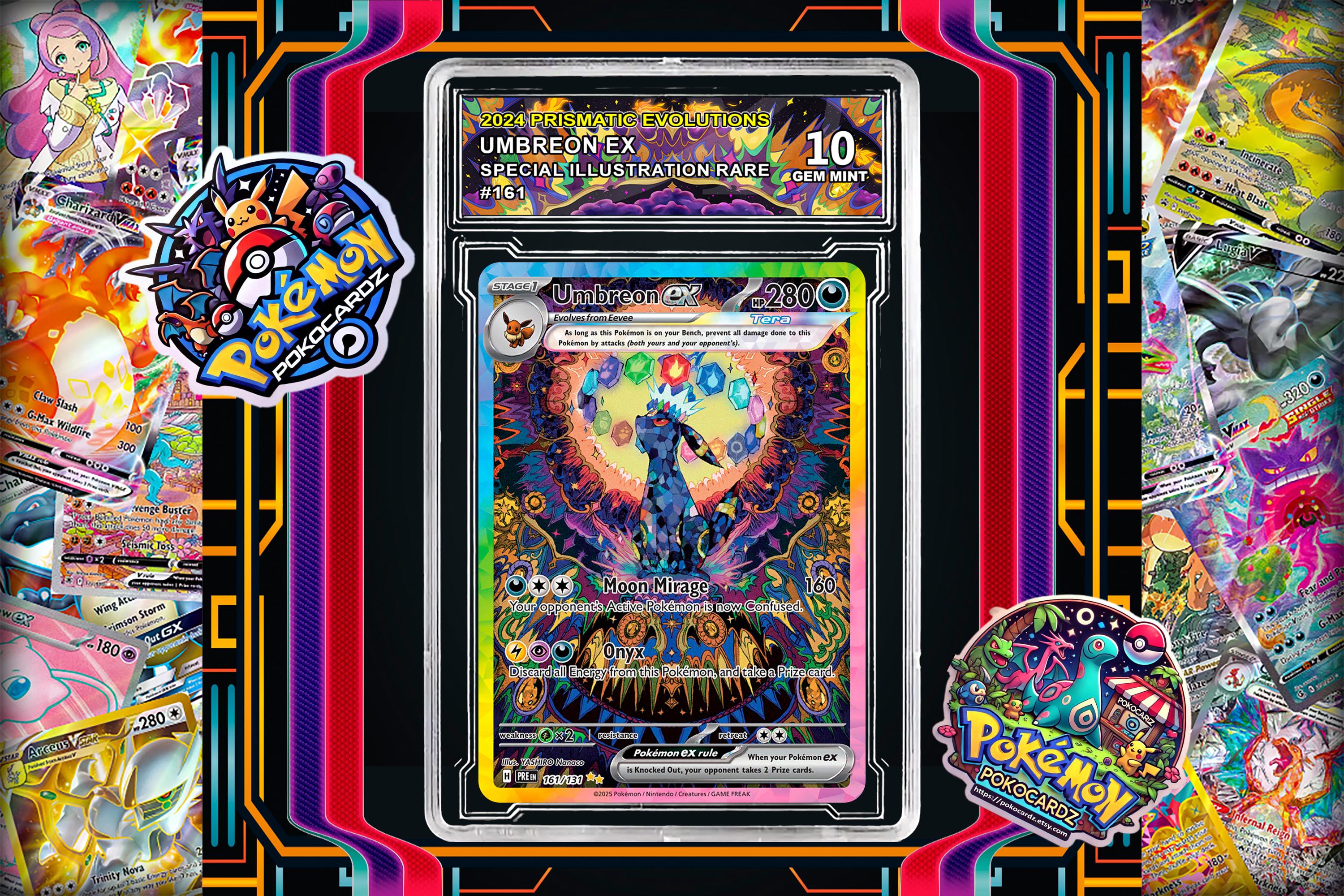 Umbreon Ex · Prismatic Evolutions (PRE) #161 Proxy Card +