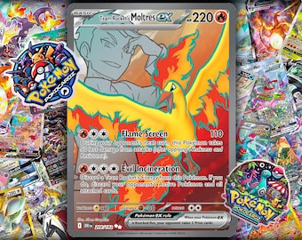 Team Rocket’s Moltres ex · Destined Rivals (DRI) #208 Proxy Card