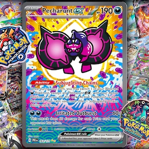 Pecharunt ex · Evoluções Prismáticas (PRE) #163 Carta Proxy
