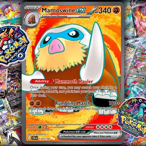Mamoswine ex · Journey Together (JTG) #174 Proxy Card