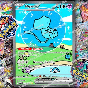 Mew ex · Paldean Fates (PAF) #232 Proxy Karte