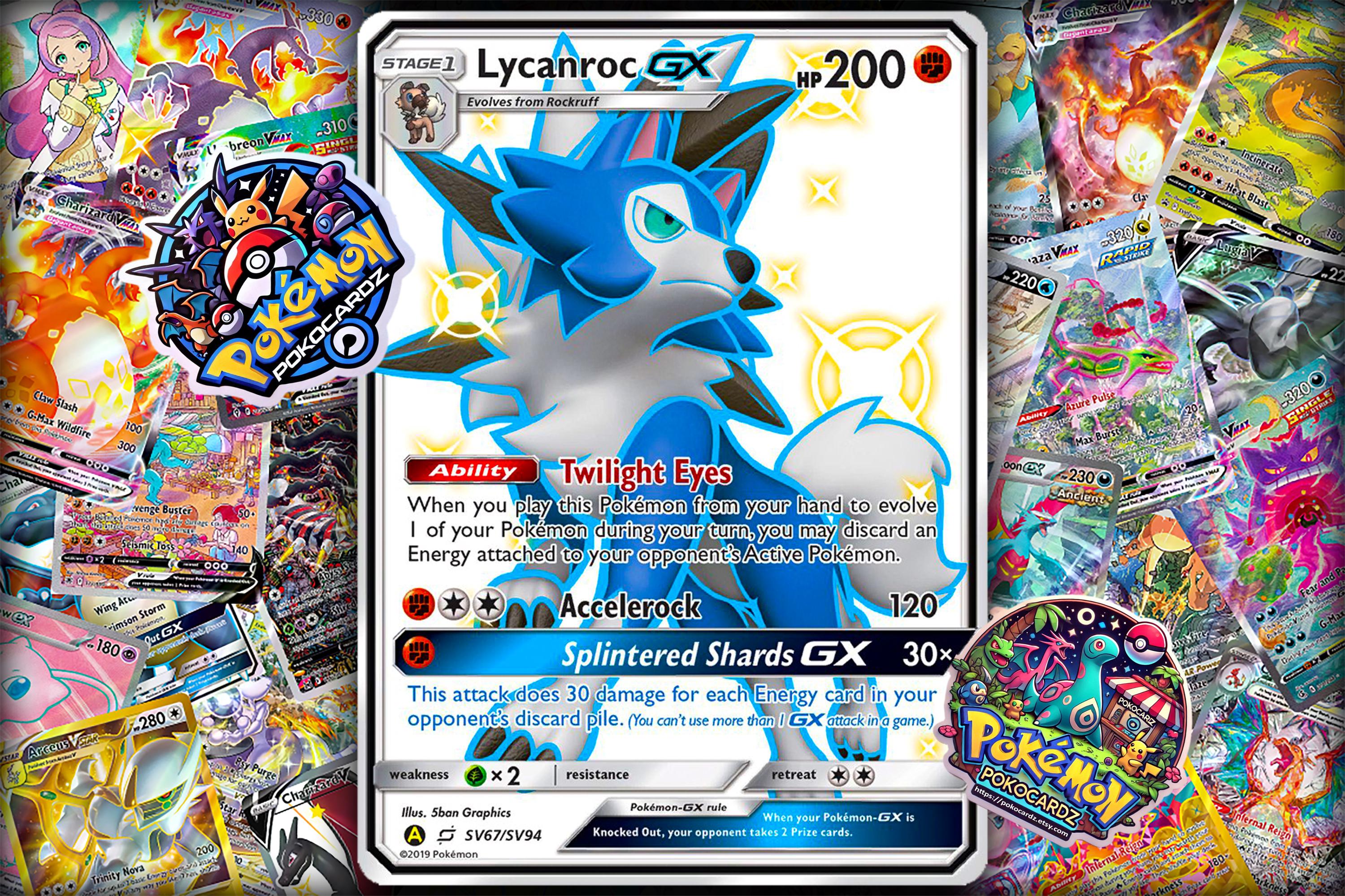 shiny lycanroc pokemon card Amazon.com: Pokemon TCG: First Partner Pack: Hoenn : Toys & Games main image 1