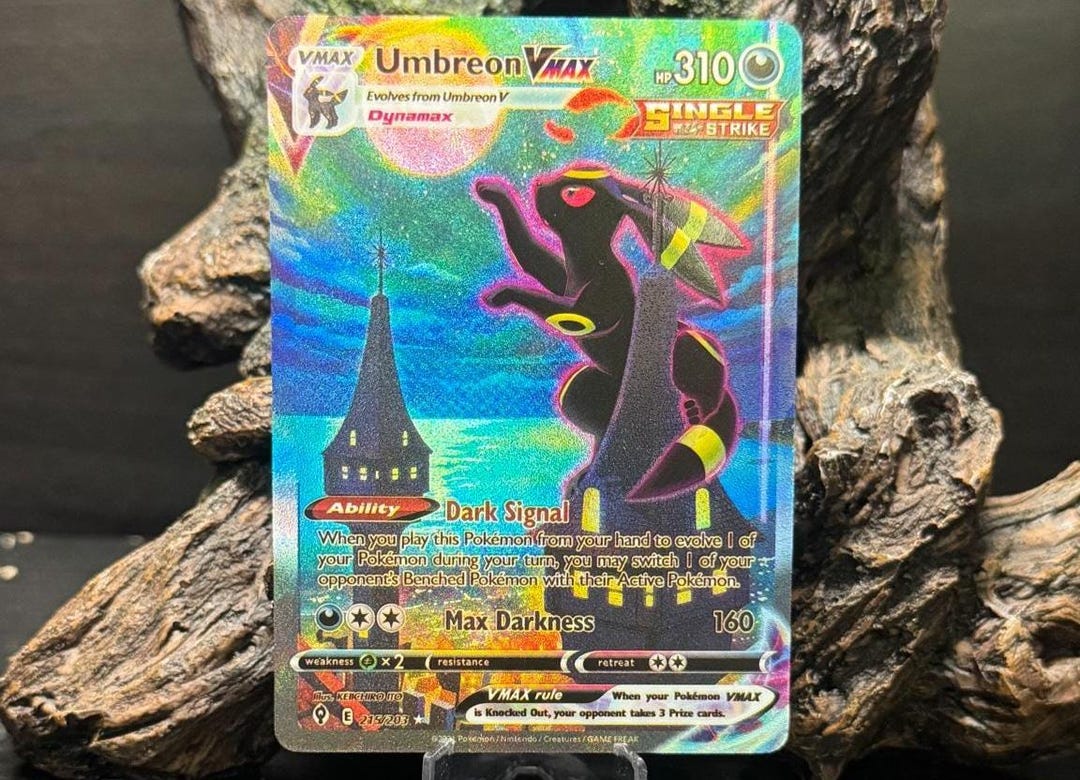 Umbreon VMAX · Evolving Skies (EVS) #215 Custom Card - Etsy