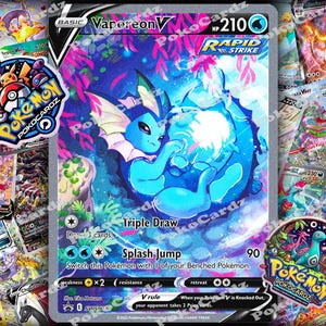 Vaporeon V · Sword & Shield-promo's #SWSH181 Proxykaart Full Holo