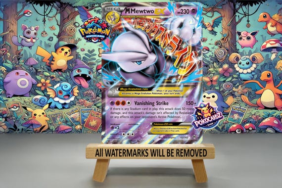 M Mewtwo-ex  Breakthrough (BKT) #63 Proxy Card - Etsy