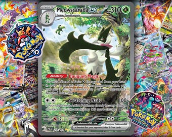 Meowscarada Ex  Paldea Evolved (PAL) #256 Proxy Card - Etsy