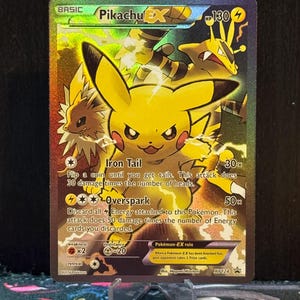 Pikachu Ex Xy124 Promo - Etsy