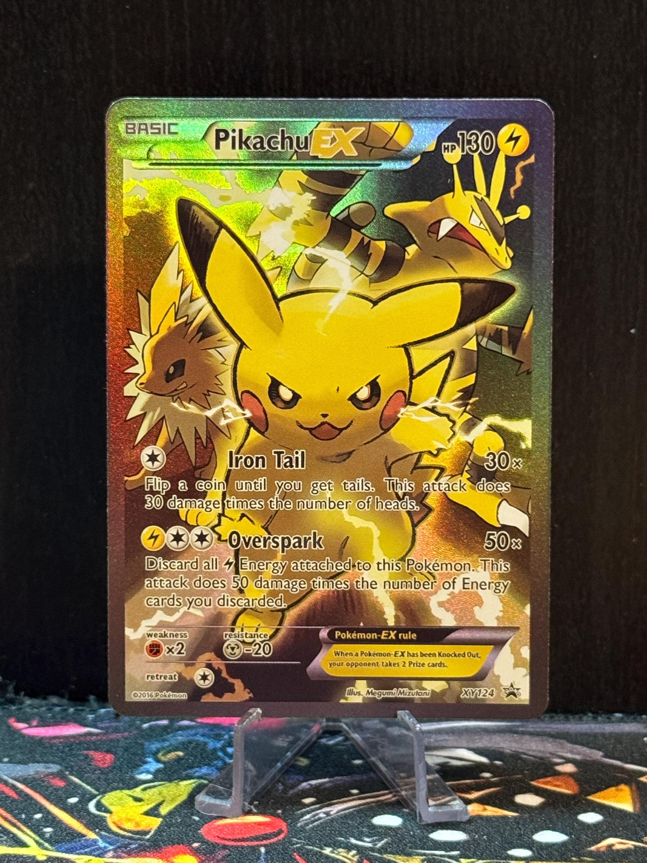 Pikachu Ex Xy124 Promo - Etsy Canada