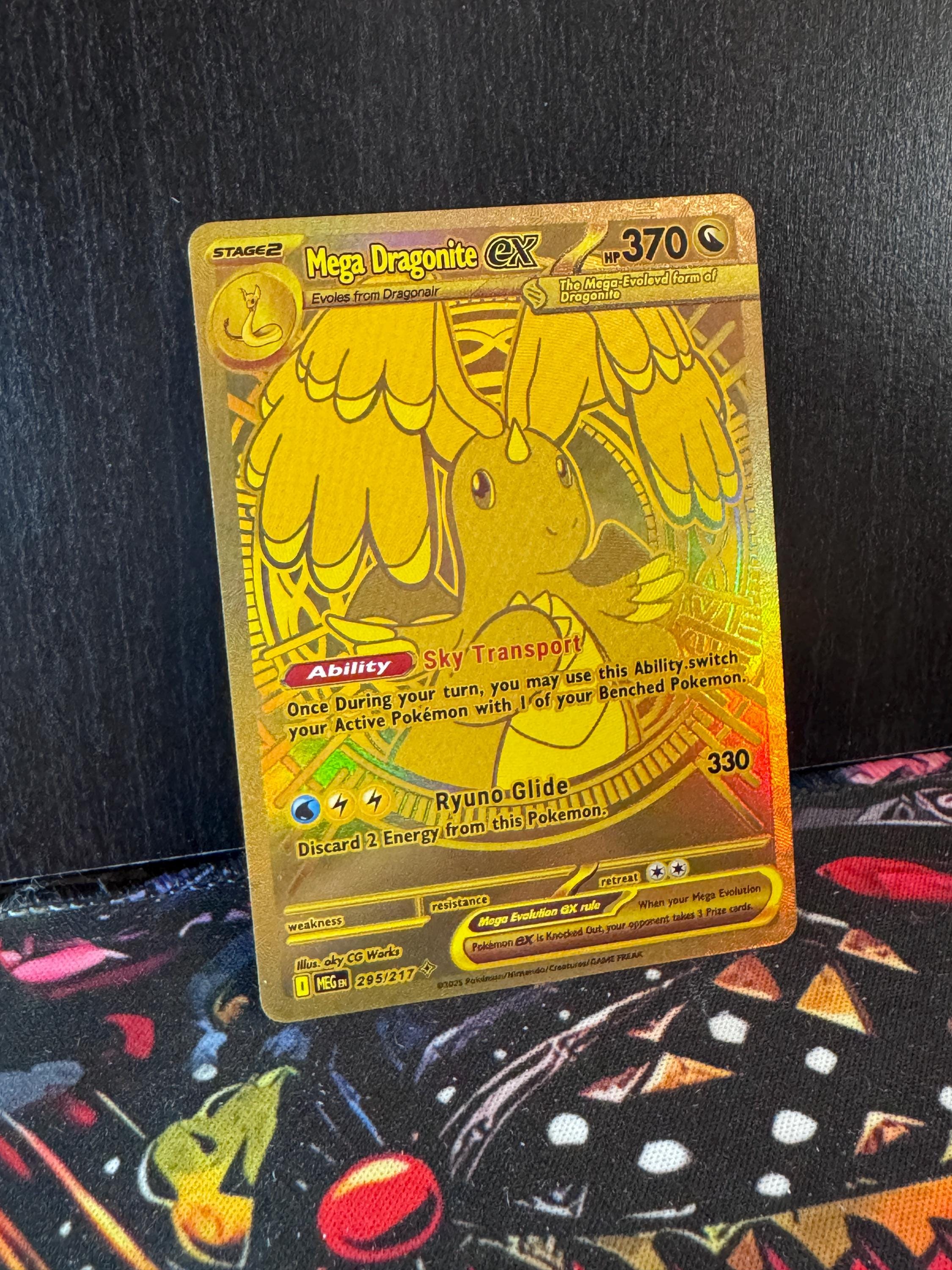 Textured  Mega Dragonite EX (english Translation) (m2a) #259 Custom Card -  Etsy