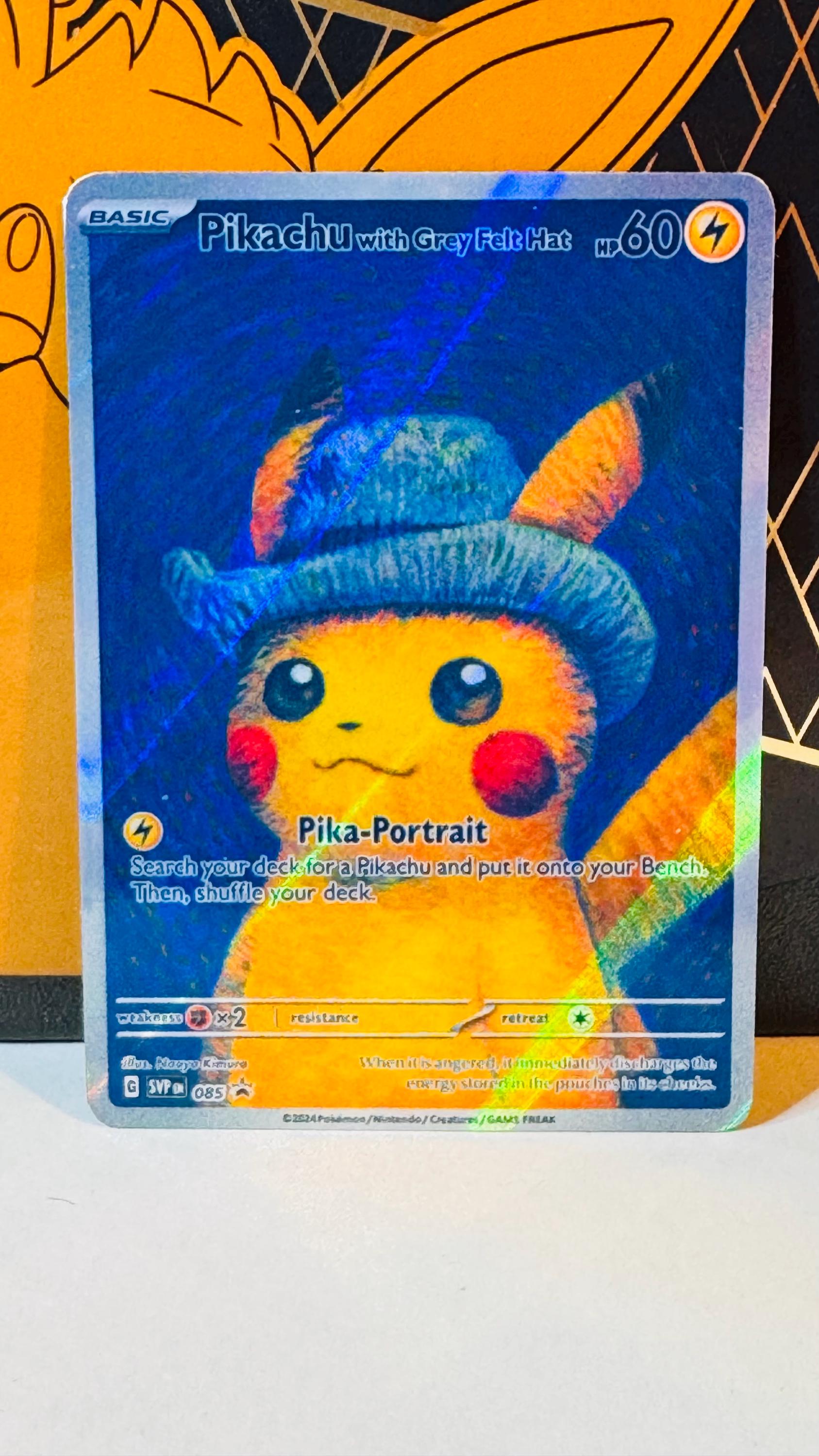 Pikachu With Grey Felt Hat · Scarlet & Violet Promos (SVP