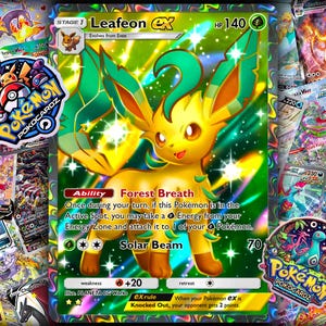 Leafeon EX #82 - Lumière triomphale - Pokémon de poche - Carte proxy