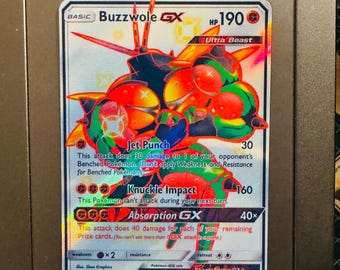 Buzzwole-gx · Crimson Invasion (CIN) #SV68 - Shiny Vault - Proxy