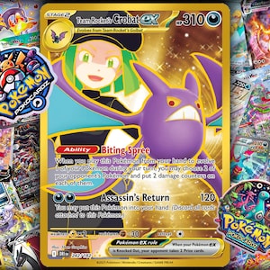 Team Rockets Crobat ex · Destined Rivals (DRI) #242 Proxy Karte