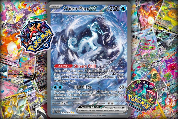 chien pao pokemon card EX 274/193 Card Number / Rarity POKMON CARD GAME sv4a 357/190
