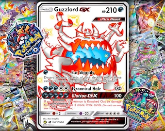 shiny guzzlord pokemon card GX - 63/111 Ultra Rare GX rule When is shiny Guzzlord available