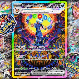 Umbreon ex · Prismatic Evolutions (PRE) #161 Proxy Karte