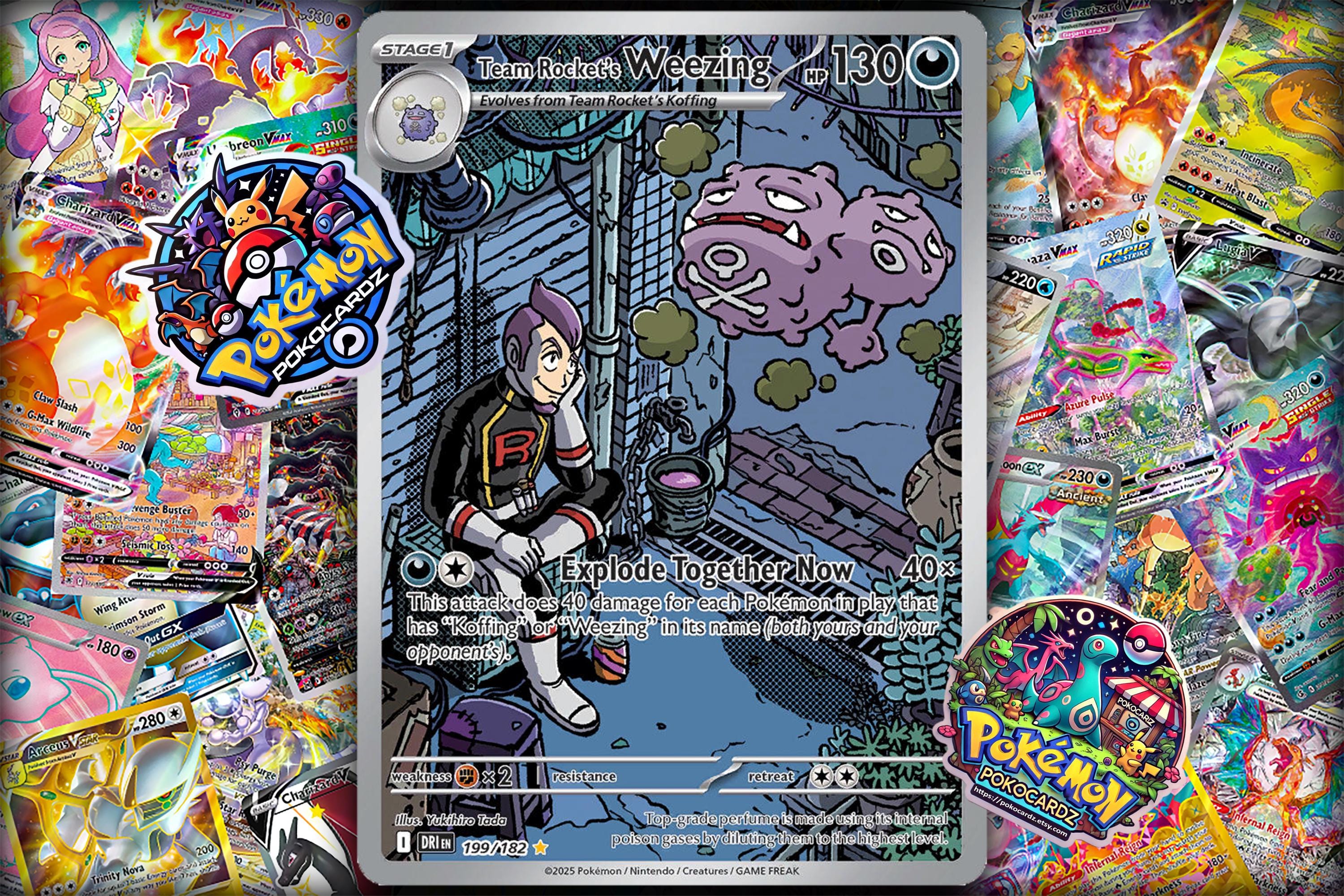 Team Rocket Weezel · Destined Rivals (DRI) #199 Proxy Karte
