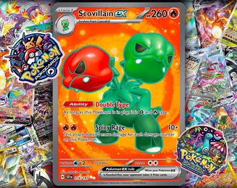 Scovillain ex · Surging Sparks (SSP) #216 Proxy Card