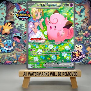 Lillie’s Clefairy ex · Journey Together (JTG) #184 Proxy Card image 3