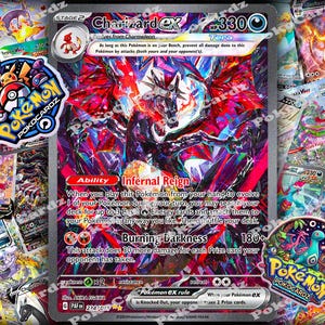 Glurak ex · Paldean Fates (PAF) #234 Proxy Karte