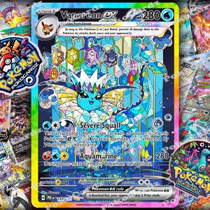 Vaporeon ex · Prismatic Evolutions (PRE) #149 Proxy Card
