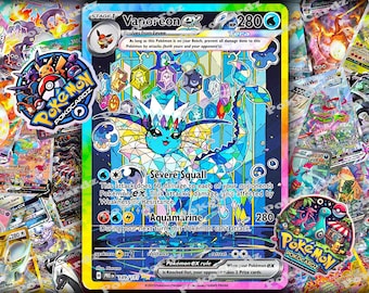 Vaporeon ex · Prismatic Evolutions (PRE) #149 Proxy Card