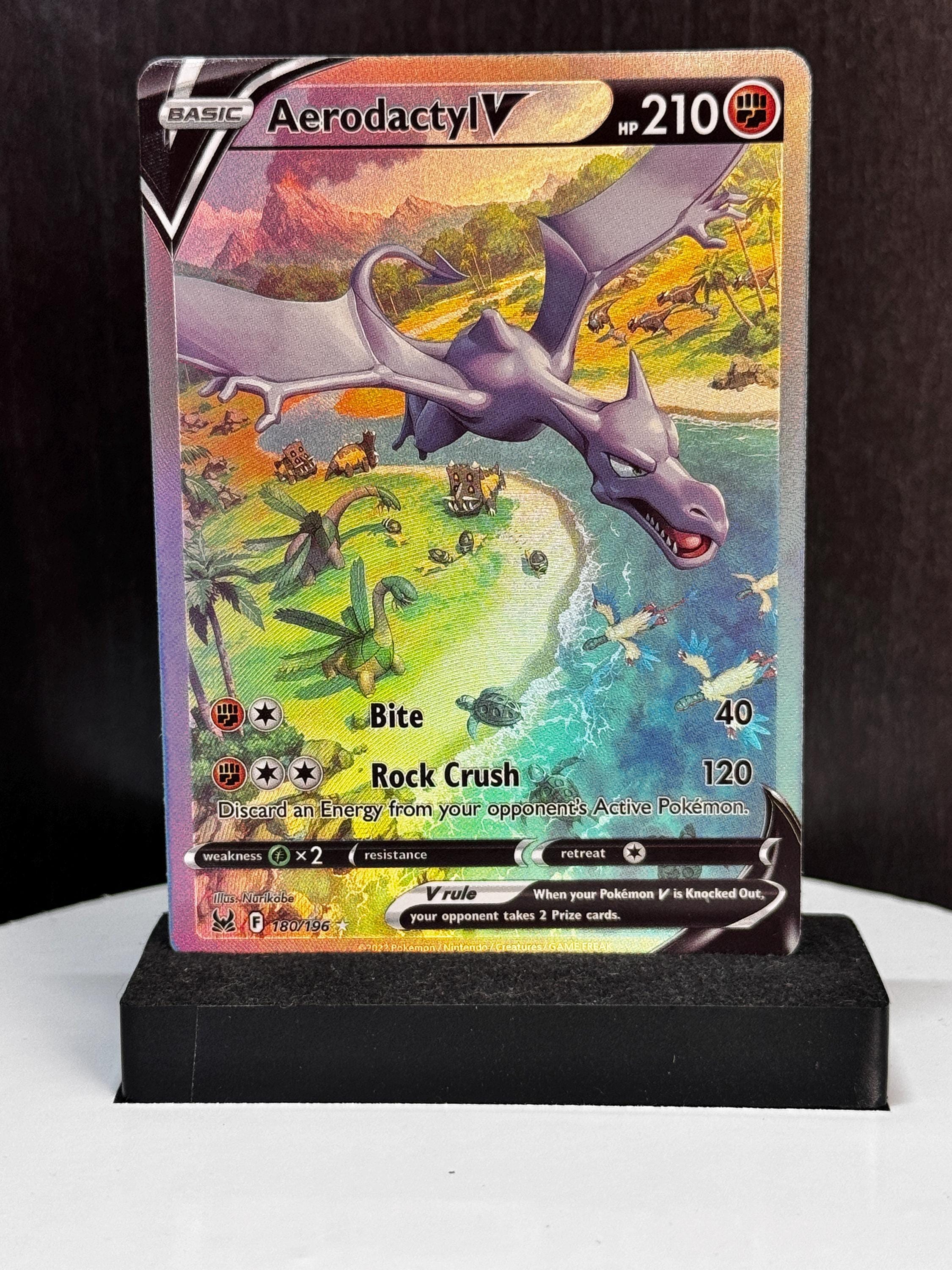 aerodactyl v pokemon card value Aerodactyl V (Alternate Full Art) 180/196 Swsh11: Lost Origin Holo for sale  online