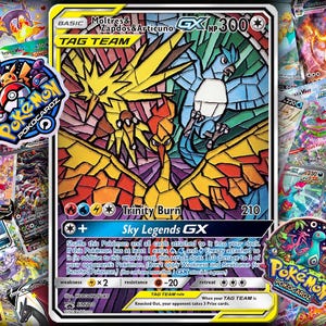 Moltres, Zapdos, Articuno-GX · Carta Proxy Sun & Moon Promos (SMP) #SM210