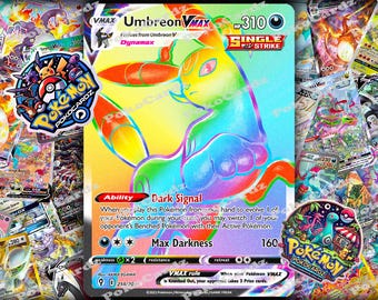 Placa proxy Umbreon VMAX · Evolving Skies (EVS) nº 214