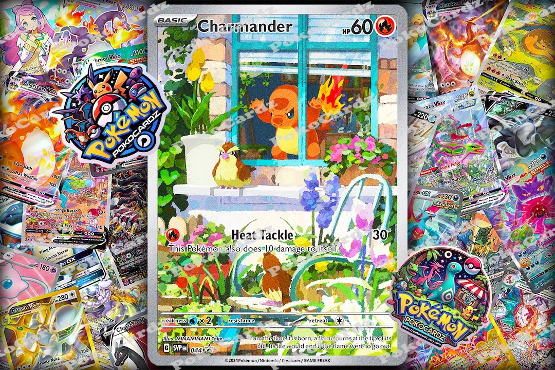 Charmander · Scarlet & Violet Promos (SVP) #044 Proxy Card - Etsy