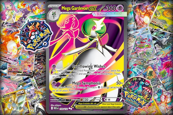 Mega Gardevoir Ex · Mega Evolution (MEG) #159 Custom Card - Etsy