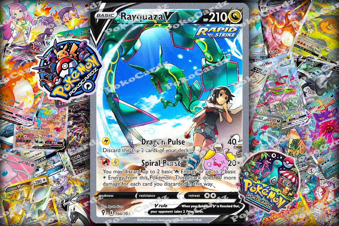 Rayquaza V Evolving Skies 194 Englisch