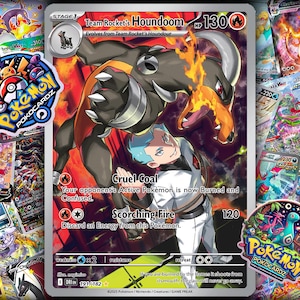 Equipe Rocket's Houndoom · Destined Rivals (DRI) #191 Carta Proxy