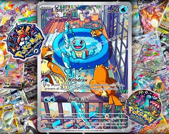 ゼニガメV GX EX VSTAR ポケモン カスタムカード ホログラフィック