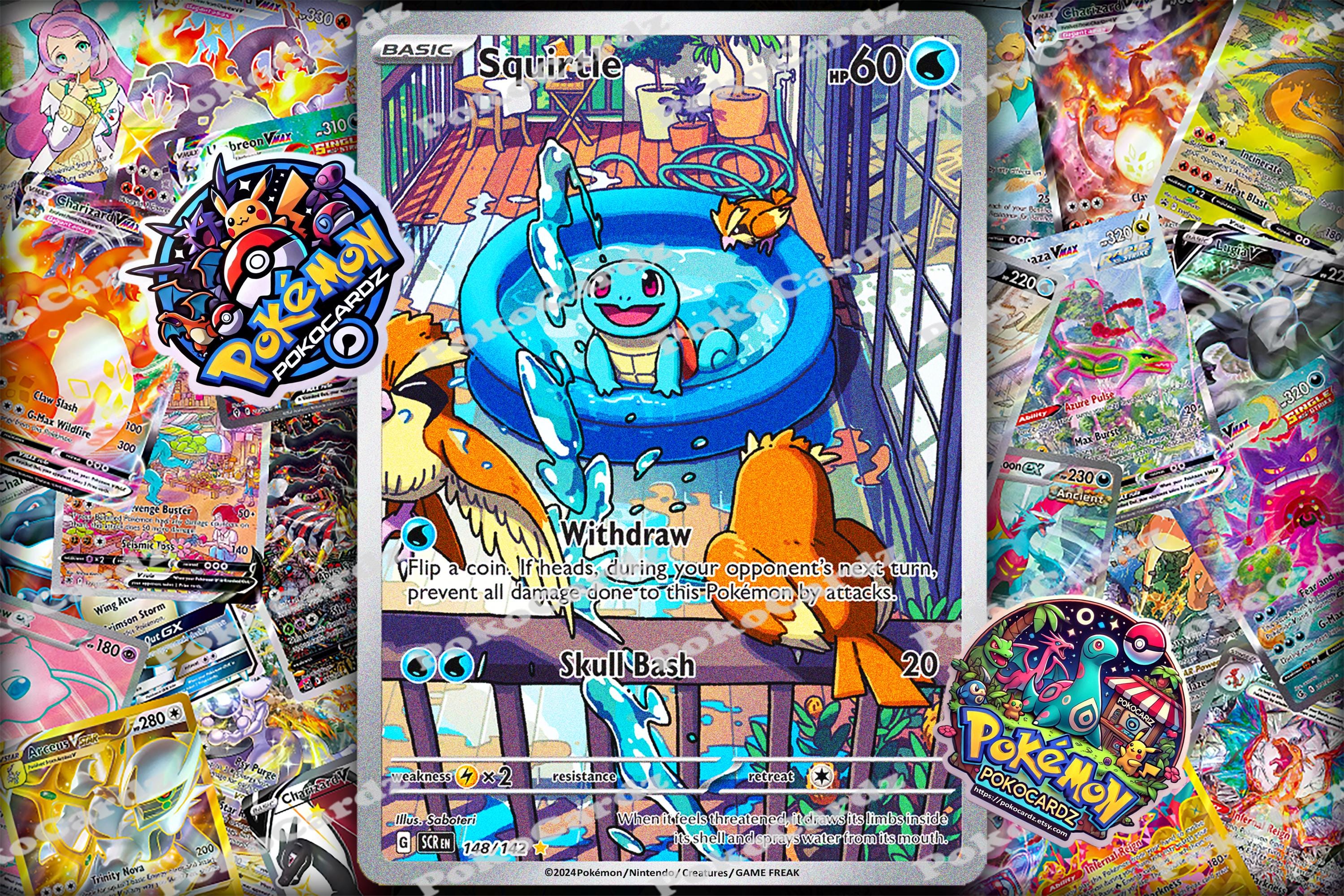 ゼニガメ · ステラクラウン (SCR) #148 プロキシカード - Etsy 日本