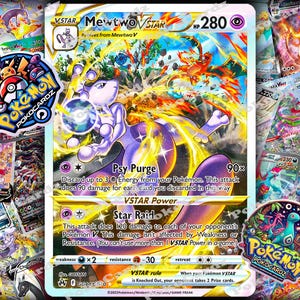 Mewtu VSTAR · Crown Zenith (CRZ) #GG44 Proxy Karte