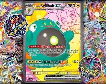 Iono's Bellibolt ex · Journey Together (JTG) #172 Carte de procuration