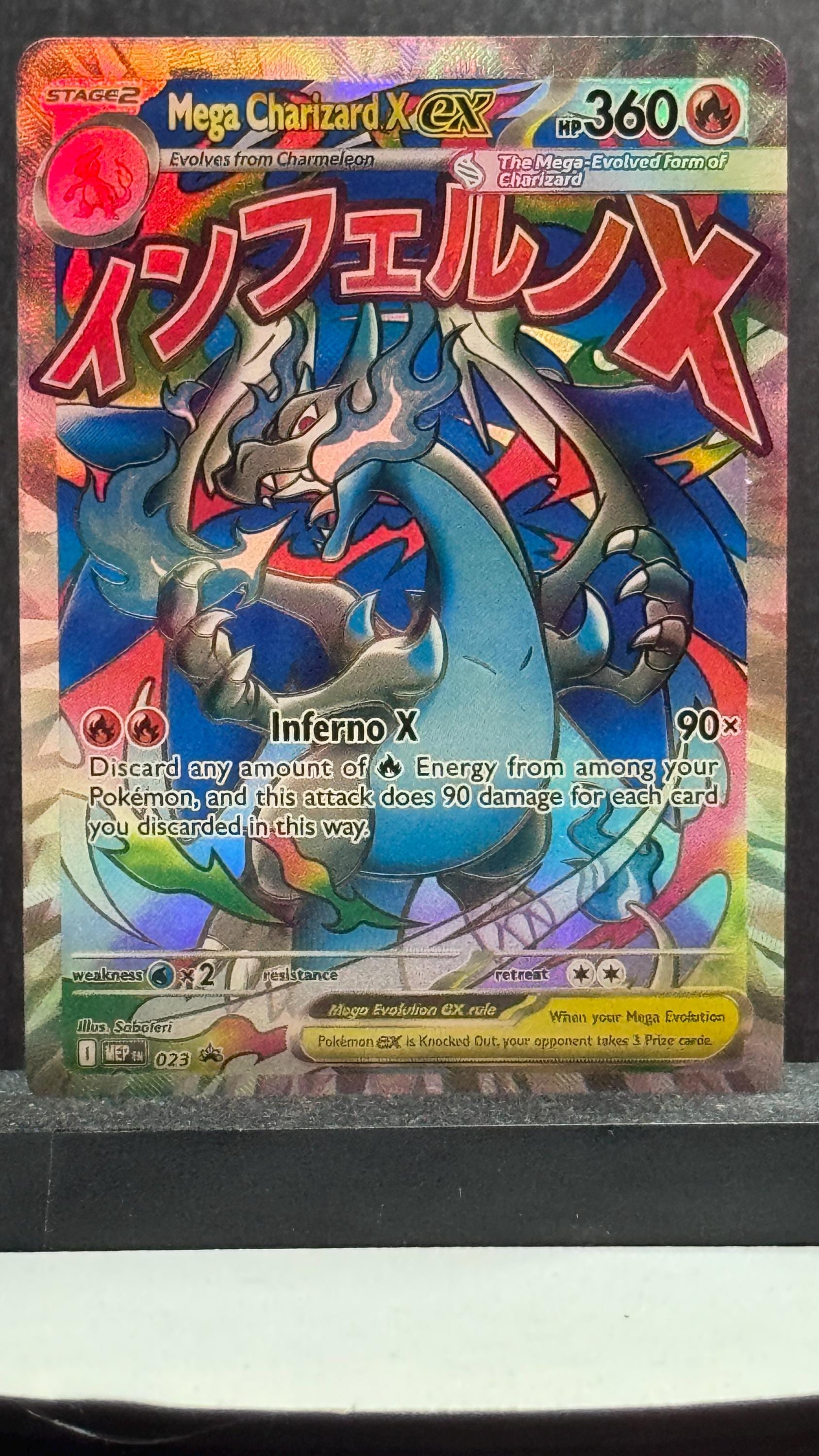 Textured · Mega Charizard X Ex · Mega Evolution Promos (MEP) #023