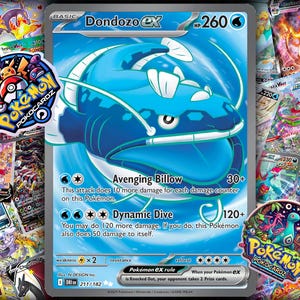 Dondozo ex · Destined Rivals (DRI) #211 Proxy Karte