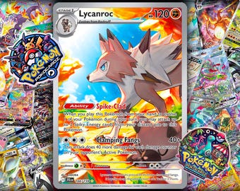 Lycanroc · Journey Together (JTG) #166 Proxy Card