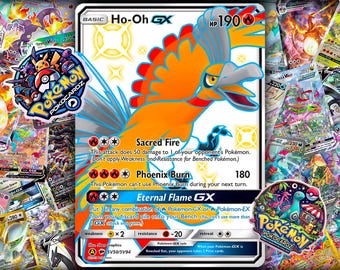 Ho-oh-gx Burning Shadows (BUS) #SV50 - Shiny Vault - Proxy Card - Etsy Ho-oh-gx Burning Shadows (BUS) #SV50 - Shiny Vault - Proxy Card - Etsy