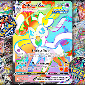 Sylveon VMAX Alt Art Secret - 212/203 Evo Skies - Full Art Sylveon VMAX Alt Art Secret - 212/203 Evo Skies - Full Art