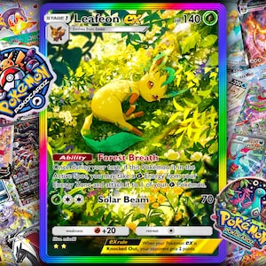 リーフィア EX #91 - 勝利の光 - ポケモンポケット - プロキシカード