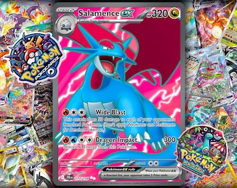 Salamence Ex  Journey Together (JTG) #177 Proxy Card - Etsy Hong Kong