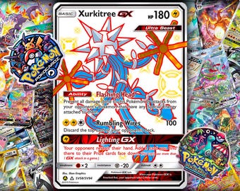 xurkitree gx pokemon card value Amazon.com: Xurkitree GX - SM68 main image 0