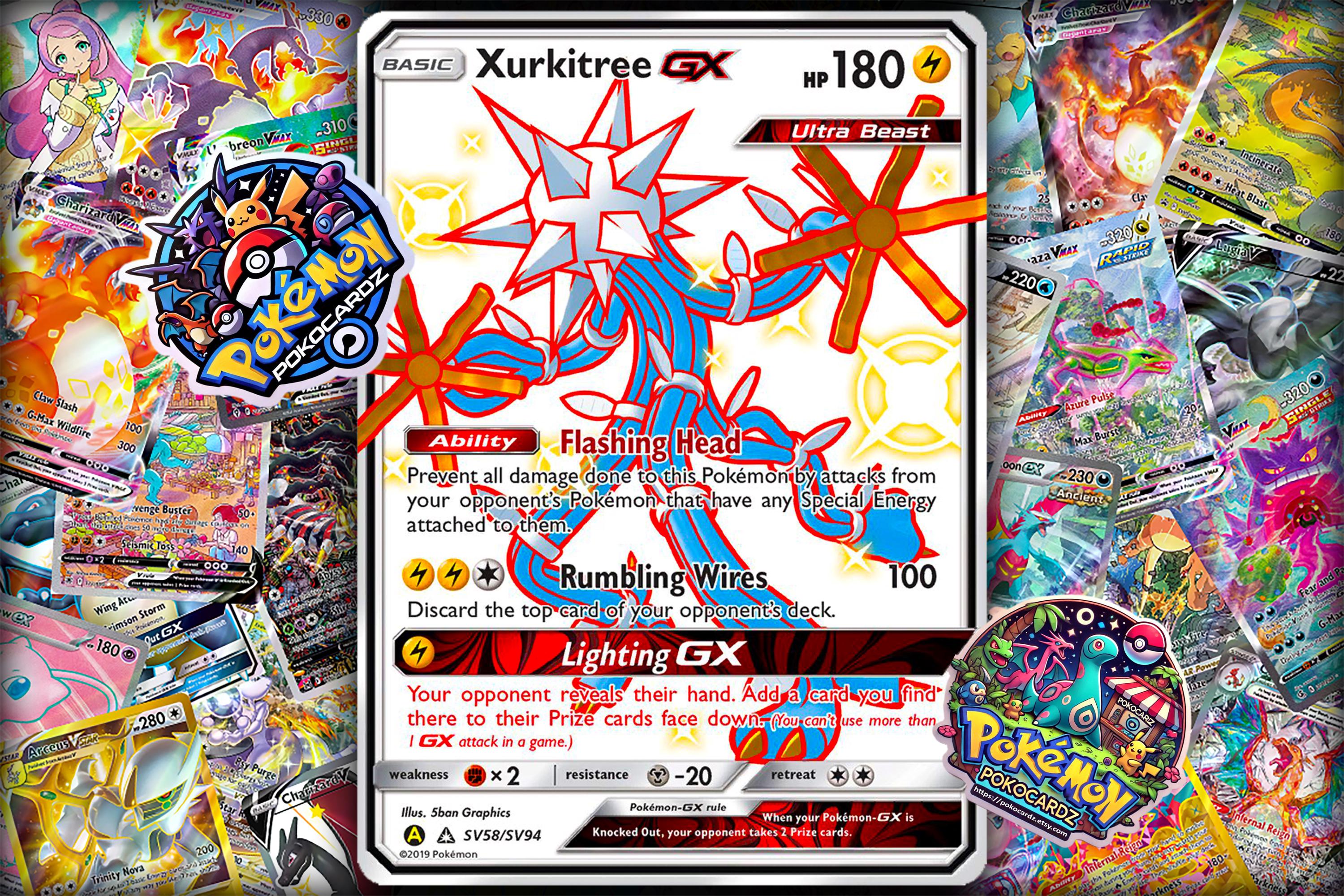 pokemon xurkitree card Base Set Shadowless 004 BGS 6.5 0015757927 Charizard