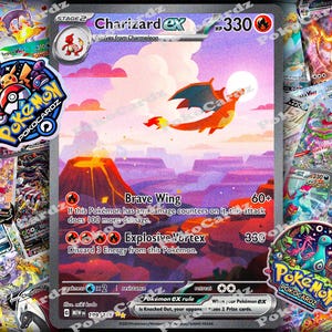 Charizard ex · 151 (MEW) #199 Proxy Karte